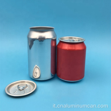 Bere la lattina di bevande in alluminio da stampa